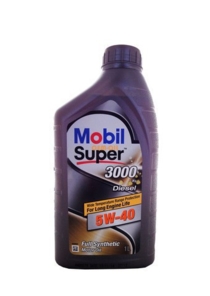 Масло моторное синт. Mobil Super 3000 X1 DISEL 5W-40 (e1L)