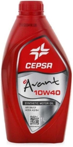 Масло моторное синт. CEPSA AVANT 10W40 SYNT  (e1L)